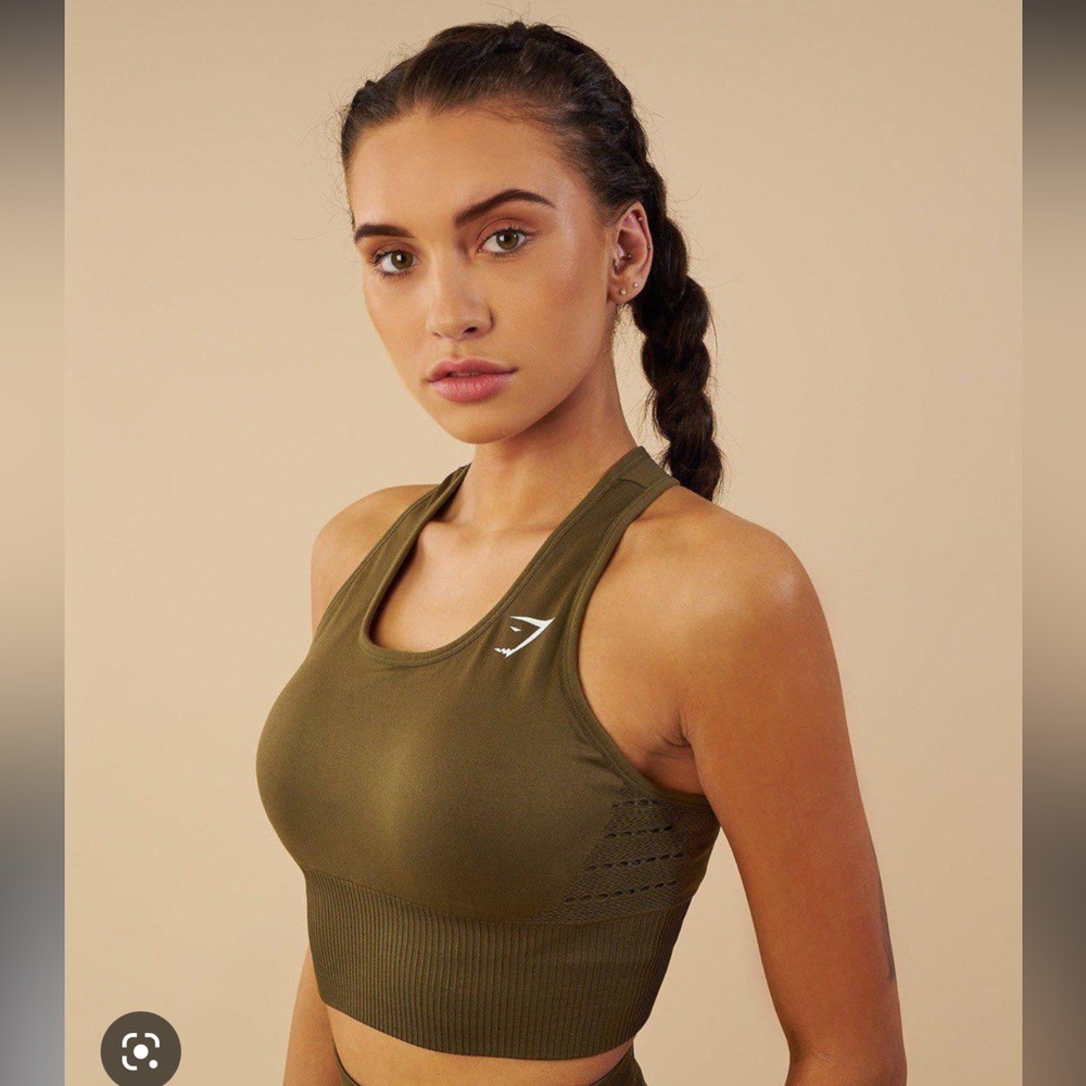 Gymshark Energy Seamless Crop Vest Size Medium